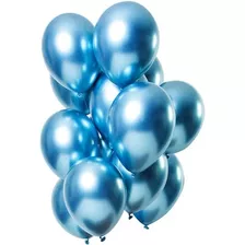 Balão Bexiga Metalizada Festa Nº9 Varias Cores - 25 Unid 