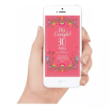 Invitación Divertida Mujer Cumple Personalizado Whatsap