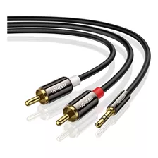 Cable Jack Auxiliar 3.5mm A 2 Rca Divisor Plug 3.5 2m Ugreen