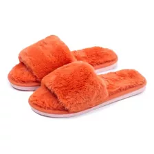 Pantuflas Pimenton Dama Mujer Invierno Lyra Naranja +regalo