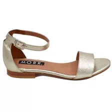 Sandalias Chatitas Mujer De Cuero Vacuno Bajitas 324jo