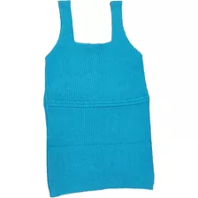 Blusa Feminina M/c Via Tricot R.871 Regata Canelada Trançada