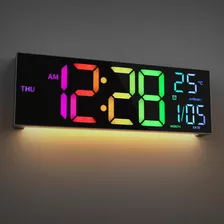 Reloj De Pared Digital Grande Pantalla De 16,2 Pulgadas,relo