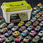 Carros De Brinquedo De Liga Leve Para Trás Com Caixa De Arma 50pcs-random