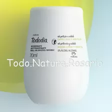 Desodorante Roll On Natura Tododia Hierba Limón Y Menta 70ml