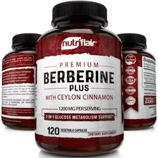 Premium Berberine Berberina Plus Concentrada 1300mg usa Bonu
