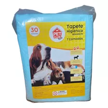 Tapete Higienico Pet 80x60 Super Absorvente 30 Unidades