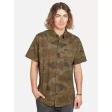 Camisa Round About Sleeve Shirt Hombre Multicolor Volcom