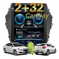 Central Multimidia Tesla Cruze Lt E Ltz Android Carplay Qled