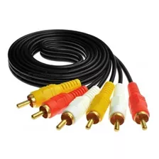 Cable Rca De 3 Puntas De 1m Audio Y Video