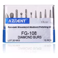 Kit Piedras Odontologicas Azdent Mix (10 Unid) Fg 108