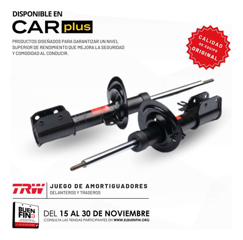 Kit 4 Amortiguadores Jetta A4 2011-2012 1.9 Tdi Trw Foto 2