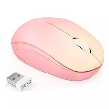 Ratón Inalámbrico Seenda 2,4g/rosa Degradado