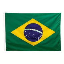 Bandeira Bandeira Do Brasil Brasil Verde Amarela Azul Branca Myflag 4 Panos (2,56x1,80) Do 256cm X 180cm
