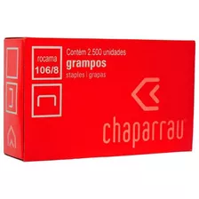 Grampo 106/8 Galvanizado Rocama Chaparrau Cx C/2500 Un