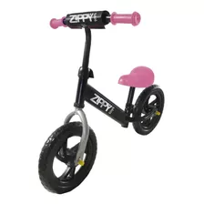 Bicicleta Infantil Sem Pedal Treina Equilibrio Zippy Toys Cor Rosa