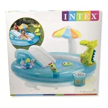 Piscina Inflável Playground 180 Litros Jacaré - Intex #57129