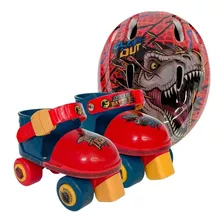 Patines Apache Entrenadores Con Casco Jurassic Park En Nr