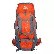 Mochila Montaña 80+5 Camping Trekking Senderismo Impermeable