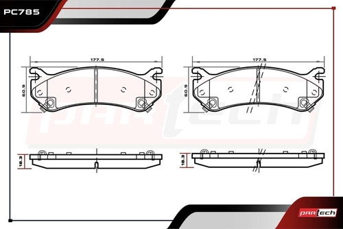 Balatas Delanteras Hummer H2 2003 2009 Foto 2