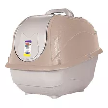 Baño Para Gatos 57x42x43cm Alto Beige Mas Envio