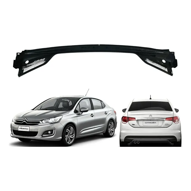 Grade Churrasqueira Parabrisa Citroen C4 Lounge 2014 A 2018 Preto Fosco 1