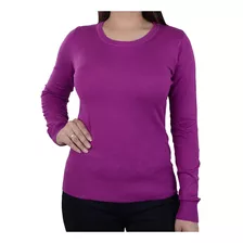 Blusa Feminina Facinelli By Mooncity Tricot Violeta - 651074