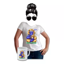 Camiseta Cookie Man Comegalleta Mujer Estampada 