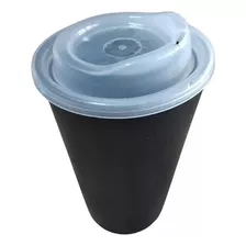 Vaso Mug Sikla 500 Ml Con Tapa Taza Negro X 25