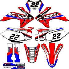 Kit Adesivos Trilha Gráficos Crf230 2015/2019 0.28mm Crfm71