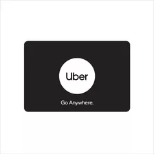 Cartão Vale Presente Pré-pago Uber R$ 25 Reais