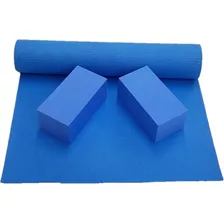 1 Tapete De Yoga Soft Mat Pilates 170x60cmx5mm+2 Tijolinho