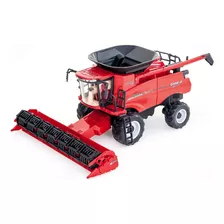 Brinquedo Colheitadeira Miniatura Trator Case Axial Flow 