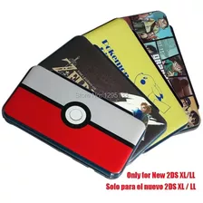 Capa Case Cover Plate Proteção New Nintendo 2ds Xl Pokebola 