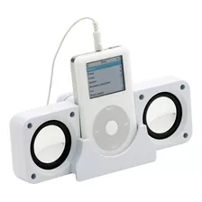 Parlante Con Soporte Para iPod - Cable Usb Y Salida De Audio