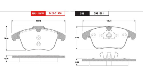 Kit Balatas 4 Llantas Range Rover Evoque 2012 5 Orgnicas Foto 3