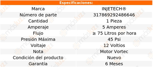 1) Rep Bomba Combust Gmc Sierra 2500 Hdc V8 8.1l 07 Injetech Foto 4