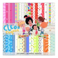 Kit Digital Cleo Y Cuquin Papeles + Clipart