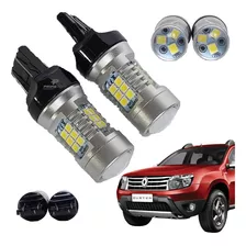 Led Drl Luz Diurna T20 Duster Oroch Branco Puro 2 Polos