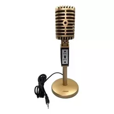 Micrófono Noga Vintage Mic-2030 Pc Color Dorado