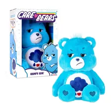 Osito Carinosito Gruñón Azul Peluche De 14