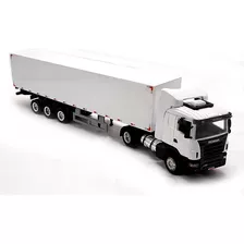 Miniatura Caminhão Scania 124 420 bicuda e Carreta Báu Rebaixado da  Cervejaria Krombacher - Herpa 1/87