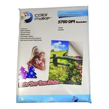 Papel Autoadhesivo Fotográfico 135gms 50hojas Color Make