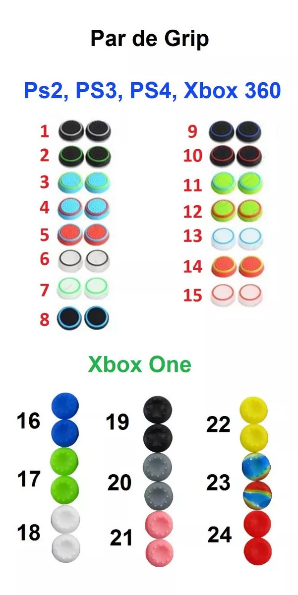 Grips Xbox 360, Xbox One, Ps4 E Ps3