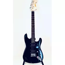 Guitarra Eléctrica Jmc Stratocaster Spalted Black