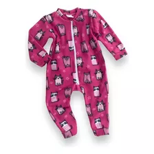 Roupa Para Frio Jardineira Infantil De Soft Inverno Pijama 