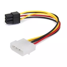 Cable Adaptador 1 Molex A 1 Pcie 6 Pin Placas De Video