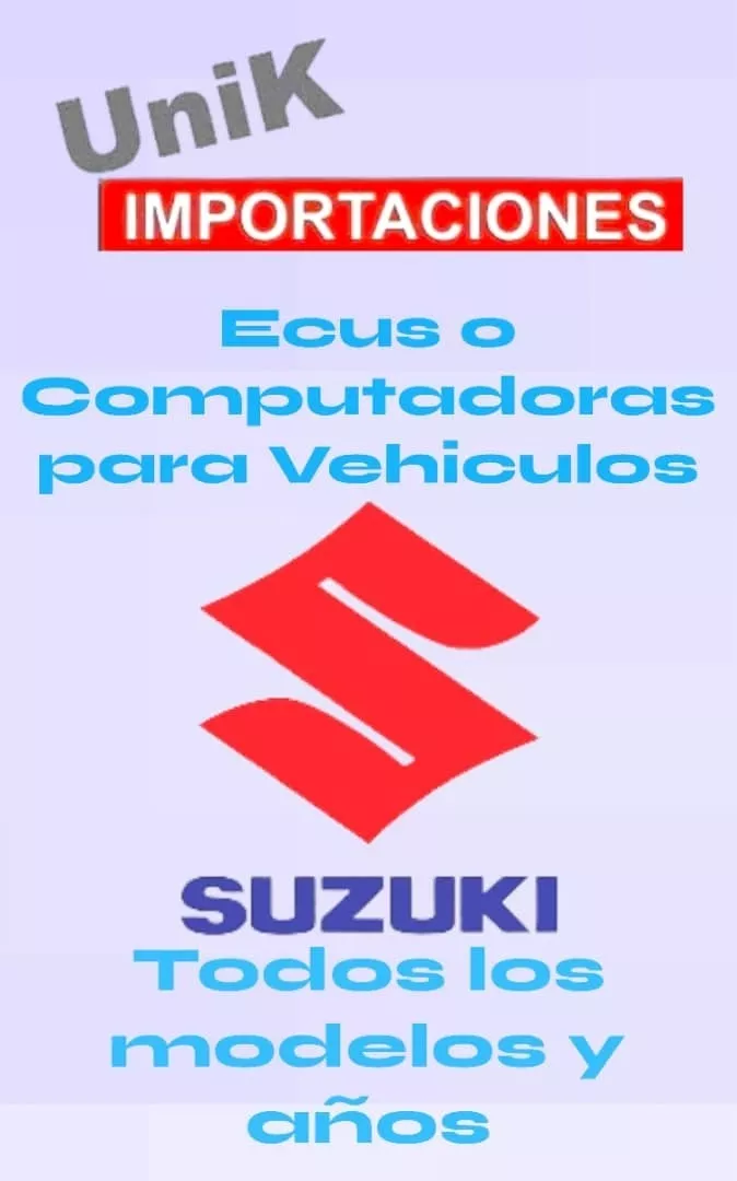 Ecu Computadora Para Vehiculos Suzuki Todos Los Modelos.