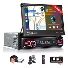 Estéreo 1din Auto Retráctil Hd 7inch Con Inalámbrico Carplay