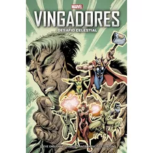 Vingadores: Desafio Celestial: Marvel Vintage, De Englehart, Steve. Editora Panini Brasil Ltda, Capa Dura Em Português, 2021